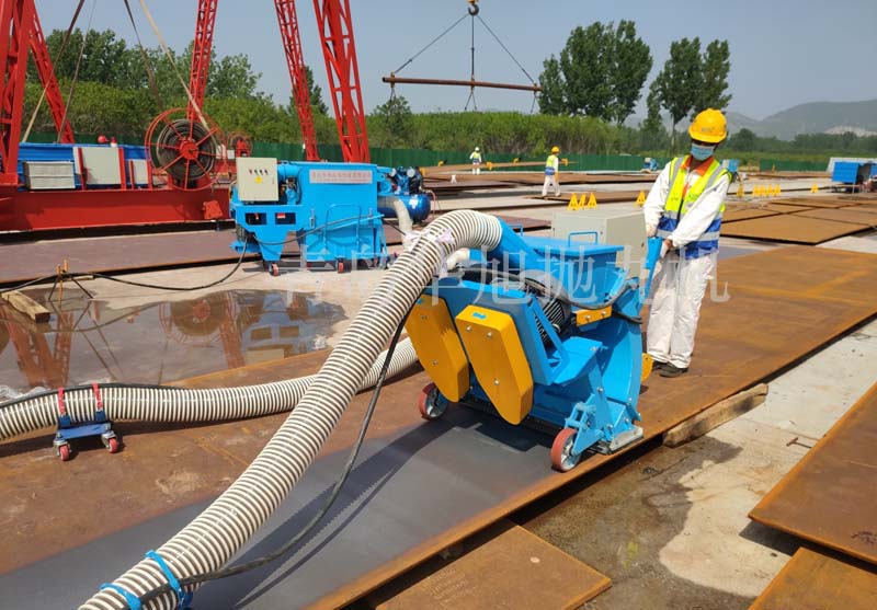 HXPW-850移動式鋼板拋丸清理機(jī)